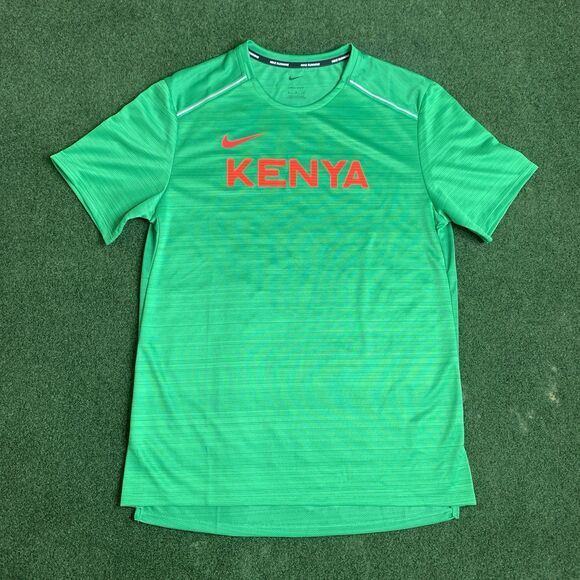Nike Other - Sz M Nike Dri-Fit Kenya Team Issued Running T Shirt Green